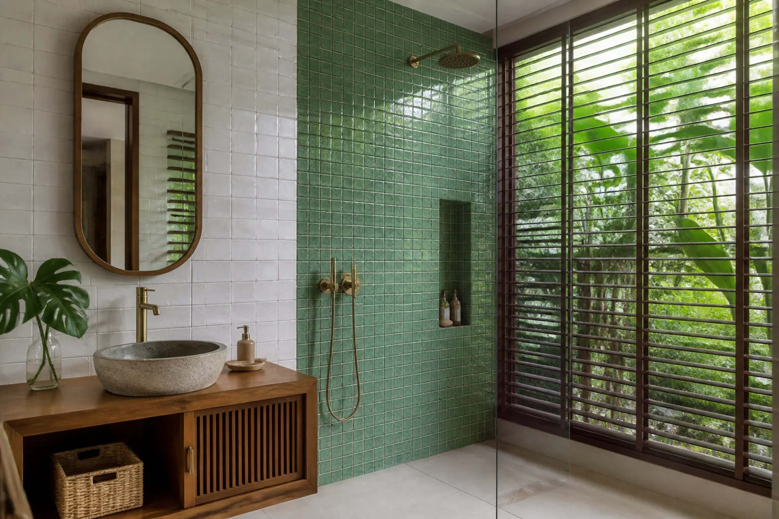Mosaic phòng tắm